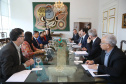 Governador Carlos Massa Ratinho Jr recebe visita do embaixador de Bangladesh Zulfiqar Rahman. -  Curitiba,17/06/2019 Foto:Jaelson Lucas / ANPr