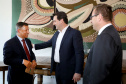 Governador Carlos Massa Ratinho Jr recebe visita do embaixador de Bangladesh Zulfiqar Rahman. -  Curitiba,17/06/2019 Foto:Jaelson Lucas / ANPr