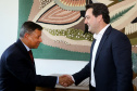Governador Carlos Massa Ratinho Jr recebe visita do embaixador de Bangladesh Zulfiqar Rahman. -  Curitiba,17/06/2019 Foto:Jaelson Lucas / ANPr