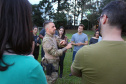 A Polícia Civil do Paraná promoveu na sexta-feira (14) a primeira edição do Curso de Orientação à Imprensa em Áreas de Conflito Armado, em Curitiba. Noções básicas sobre procedimentos policiais em locais de crime, atendimento pré-hospitalar de combate e instrução de tiro foram algumas das disciplinas ministradas no treinamento, que reuniu 20 jornalistas de veículos de comunicação paranaenses.  Curitiba, 17/06/2019  -  Foto: Divulgação Polícia Civil