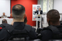 A Polícia Civil do Paraná promoveu na sexta-feira (14) a primeira edição do Curso de Orientação à Imprensa em Áreas de Conflito Armado, em Curitiba. Noções básicas sobre procedimentos policiais em locais de crime, atendimento pré-hospitalar de combate e instrução de tiro foram algumas das disciplinas ministradas no treinamento, que reuniu 20 jornalistas de veículos de comunicação paranaenses.  Curitiba, 17/06/2019  -  Foto: Divulgação Polícia Civil