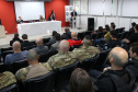 A Polícia Civil do Paraná promoveu na sexta-feira (14) a primeira edição do Curso de Orientação à Imprensa em Áreas de Conflito Armado, em Curitiba. Noções básicas sobre procedimentos policiais em locais de crime, atendimento pré-hospitalar de combate e instrução de tiro foram algumas das disciplinas ministradas no treinamento, que reuniu 20 jornalistas de veículos de comunicação paranaenses.  Curitiba, 17/06/2019  -  Foto: Divulgação Polícia Civil