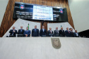O governador Carlos Massa Ratinho Junior participa da entrega do título de Cidadão Honorário do Paraná ao senador Oriovisto Guimarães, na Assembleia Legislativa do Paraná Curitiba, 17/06/2019 -Foto: Geraldo Bubniak/ANPr