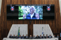 O governador Carlos Massa Ratinho Junior participa da entrega do título de Cidadão Honorário do Paraná ao senador Oriovisto Guimarães, na Assembleia Legislativa do Paraná Curitiba, 17/06/2019 -Foto: Geraldo Bubniak/ANPr