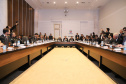 Os proprietários de veículos no Paraná podem contar com mais uma facilidade digital. Nesta terça-feira (18), durante a reunião do governador Carlos Massa Ratinho Junior com o secretariado, realizada no Palácio Iguaçu, foi lançado o Certificado de Registro e Licenciamento de Veículo Digital (CRLV).  -  Curitiba, 18/06/2019  -   Foto: Rodrigo Félix Leal/ANPr