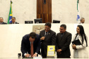 Comemoração de 100 de Convenção Batista na Assembléia Legislativa do Paraná, com homenagem do Governador Carlos Massa Ratinho JuniorFoto Gilson Abreu