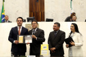 Comemoração de 100 de Convenção Batista na Assembléia Legislativa do Paraná, com homenagem do Governador Carlos Massa Ratinho JuniorFoto Gilson Abreu