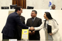 Comemoração de 100 de Convenção Batista na Assembléia Legislativa do Paraná, com homenagem do Governador Carlos Massa Ratinho JuniorFoto Gilson Abreu