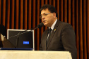 Comemoração de 100 de Convenção Batista na Assembléia Legislativa do Paraná, com homenagem do Governador Carlos Massa Ratinho Junior. Na foto, Paulo Cesar Kremer dos Santos  -  Foto Gilson Abreu