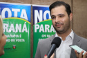 Governo do Estado entrega os três prêmios aos ganhadores do sorteio especial do Nota Paraná na Secretaria da Fazenda. Por ser o mês dos Namorados, o valor dos prêmios foi multiplicado por quatro e três contemplados recebem R$ 200 mil, R$ 120 mil e R$ 80 mil. na foto, o terceiro prêmio, de R$ 80 mil, saiu para Marcelo Paulino Padilha, de Santo Antônio da Platina, no Norte Pioneiro.  -  Curitiba, 19/06/2019  -  Foto: José Fernando Ogura/ANPr