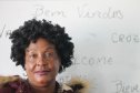 Cresce número de migrantes e refugiados que buscam um recomeço no Paraná. Em 2019, Centro de Informação para Migrantes registrou aumento de 85% nos atendimentos. Na foto, a haitiana Cayo Soeulette. -  Curitiba, 19/06/2019  -  Foto: Divulgação SEJUF