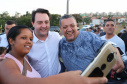 Londrina, no Norte do Paraná, ganhou uma unidade do projeto Arena Multiuso, espaço para atividades esportivas e de recreação, implantado pelo Governo do Estado, em parceria com o município. Instalada no conjunto residencial Vista Bela, a unidade foi entregue à comunidade pelo governador Carlos Massa Ratinho Junior, nesta quinta-feira (20). - Londrina, 20/06/2019 - Foto: Rodrigo Félix Leal/ANPr