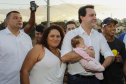 Londrina, no Norte do Paraná, ganhou uma unidade do projeto Arena Multiuso, espaço para atividades esportivas e de recreação, implantado pelo Governo do Estado, em parceria com o município. Instalada no conjunto residencial Vista Bela, a unidade foi entregue à comunidade pelo governador Carlos Massa Ratinho Junior, nesta quinta-feira (20). - Londrina, 20/06/2019 - Foto: Arnaldo Alves/ANPr