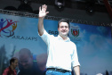 Governador Carlos Massa Ratinho Junior abre oficialmente a oitava edição dos Jogos Paradesportivos do Paraná (Parajaps), em Londrina.  -  Londrina, 20/06/2019  -  Foto: Rodrigo Félix Leal/ANPr