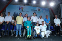 Governador Carlos Massa Ratinho Junior abre oficialmente a oitava edição dos Jogos Paradesportivos do Paraná (Parajaps), em Londrina.  -  Londrina, 20/06/2019  -  Foto: Rodrigo Félix Leal/ANPr