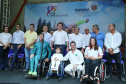 Governador Carlos Massa Ratinho Junior abre oficialmente a oitava edição dos Jogos Paradesportivos do Paraná (Parajaps), em Londrina.  -  Londrina, 20/06/2019  -  Foto: Rodrigo Félix Leal/ANPr