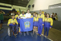 Governador Carlos Massa Ratinho Junior abre oficialmente a oitava edição dos Jogos Paradesportivos do Paraná (Parajaps), em Londrina.  -  Londrina, 20/06/2019  -  Foto: Arnaldo Alves/ANPr