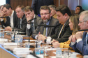 Governador Carlos Massa Ratinho Junior coordena reunião com a equipe de governo.  -  Curitiba, 25/06/2019  -  Foto: Valdelino Alves Pontes