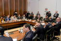 Governador Carlos Massa Ratinho Junior coordena reunião com a equipe de governo.  -  Curitiba, 25/06/2019  -  Foto: Valdelino Alves Pontes