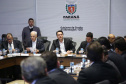 Governador Carlos Massa Ratinho Junior coordena reunião com a equipe de governo.  -  Curitiba, 25/06/2019  -  Foto: Jaelson Lucas/ANPr
