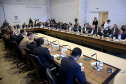Governador Carlos Massa Ratinho Junior coordena reunião com a equipe de governo.  -  Curitiba, 25/06/2019  -  Foto: Jaelson Lucas/ANPr