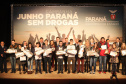 Lançamento da campanha Junho Paraná Sem Drogas. -Foto: Rodrigo Felix Leal/ANPr