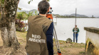 A empresa pública Portos do Paraná está fazendo o levantamento topográfico do terminal Público Barão de Tefé, localizado no município de Antonina. O estudo, uma iniciativa própria, pode servir de parâmetro para empresas que futuramente tenham interesse em investir na área.   -  Antonina, 26/06/2019  -  Foto: Cláudio Neves/Portos do Paraná