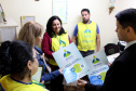 Os veículos especialmente destinados para o transporte de crianças, a condução coletiva de escolares, vans e ônibus foram inspecionados, nesta quarta-feira (26), em nova ação integrada da Força-Tarefa Infância Segura da Secretaria da Justiça, Família e Trabalho do Governo do Paraná.  -  Curitiba, 26/06/2019  -  Foto: Divulgação SEJUF