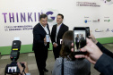 O governador Carlos Massa Ratinho Junior lançou nesta quinta-feira (27), em Foz do Iguaçu, durante o fórum internacional de inovação ThinkinG, o Paraná Inteligência Artificial (PIÁ). É o primeiro programa de inteligência artificial do Brasil focado na prestação de serviços à população.  Foto: Jaelson Lucas/ANPr