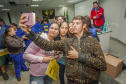 Encerrando as atividades do primeiro semestre do Porto Escola, a equipe da Diretoria de Meio Ambiente da Portos do Paraná recebeu nesta quinta-feira (27) 160 alunos com necessidades especiais da Escola Municipal Eva Cavani, de Paranaguá.  -  Curitiba, 27/06/2019  -  Foto: Cládio Neves/Portos do Paraná