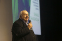 Para o prefeito de Curitiba, Rafael Greca, o Paraná se notabiliza pelas inovações. Ele citou a Universidade Federal do Paraná, primeira universidade pública gratuita do Brasil, o IPPUC, que foi o primeiro instituto de pesquisa e planejamento urbano, e o primeiro centro tecnológico sobre o agronegócio, em Londrina. Agora, também o primeiro aplicativo de inteligência artificial.Foto: Jaelson Lucas/ANPr
