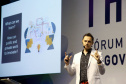 Fórum Internacional de Inovação ThinkinG. Na foto, Dariush Zomorrodi - Canadá  -  Foz do Iguaçu, 27/06/2019  -  Foto: Jaelson Lucas/ANPr