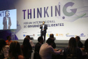 Fórum Internacional de Inovação ThinkinG. Na foto, o presidente da Celepar, Allan Costa  -  Foz do Iguaçu, 28/06/2019  -  Foto: Jaelson Lucas/ANPr