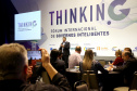 Fórum Internacional de Inovação ThinkinG. Na foto, o presidente da Celepar, Allan Costa  -  Foz do Iguaçu, 28/06/2019  -  Foto: Jaelson Lucas/ANPr