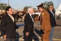 O governador Carlos Massa Ratinho Junior e o presidente em exercício Hamilton Mourão receberam nesta sexta-feira (28) a medalha Heróis da Cavalaria, da Polícia Montada Coronel Dulcídio. A condecoração foi entregue na cerimônia, em Curitiba, que comemora os 140 anos do regimento, que é a unidade mais antiga da Polícia Militar do Paraná. - Curitiba, 28/06/2019 - Foto: José Fernando Ogura/ANPr