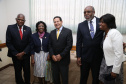 O governador Carlos Massa Ratinho Junior e o presidente em exercício Hamilton Mourão receberam nesta sexta-feira (28) a medalha Heróis da Cavalaria, da Polícia Montada Coronel Dulcídio. A condecoração foi entregue na cerimônia, em Curitiba, que comemora os 140 anos do regimento, que é a unidade mais antiga da Polícia Militar do Paraná. - Curitiba, 28/06/2019 - Foto: José Fernando Ogura/ANPr