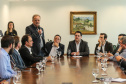 O presidente da Federação das APAEs do Estado do Paraná, Fernando Meneguetti, nesta terça-feira (02), no Palácio Iguaçu. Curitiba, 02/07/2019 -Foto: Geraldo Bubniak/ANPr