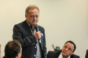 O presidente da Federação das APAEs do Estado do Paraná, Fernando Meneguetti, nesta terça-feira (02), no Palácio Iguaçu. Curitiba, 02/07/2019 -Foto: Geraldo Bubniak/ANPr