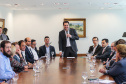 O governador Carlos Massa Ratinho Junior recebe nesta terça-feira (02), no Palácio Iguaçu representantes das APAES para assinatura de Termo Aditivo. Curitiba, 02/07/2019 -Foto: Geraldo Bubniak/ANPr