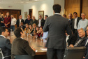O governador Carlos Massa Ratinho Junior recebe nesta terça-feira (02), no Palácio Iguaçu representantes das APAES para assinatura de Termo Aditivo. Curitiba, 02/07/2019 -Foto: Geraldo Bubniak/ANPr
