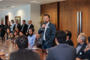 Representante do Senador Flavio Arns, Rafael Bertoldi, nesta terça-feira (02), no Palácio Iguaçu. Curitiba, 02/07/2019 -Foto: Geraldo Bubniak/ANPr