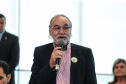 O presidente da Federação Estadual das Instituições de Reabilitação do Estado do Paraná (Febiex), Benedito Carlos Bassetti, nesta terça-feira (02), no Palácio Iguaçu. Curitiba, 02/07/2019 -Foto: Geraldo Bubniak/ANPr