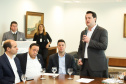 O governador Carlos Massa Ratinho Junior recebe no Palácio Iguaçu representantes das APAES para assinatura de Termo Aditivo. Curitiba, 02/07/2019  -  Foto: Rodrigo Félix Leal/ANPr