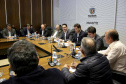 Governador Carlos Massa Ratinho Junior durante reunião com executivos da Klabin  -  Curitiba, 02/07/2019  -  Foto: Jaelson Lucas/ANPr