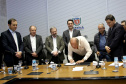 Governador Carlos Massa Ratinho Junior durante reunião com executivos da Klabin  -  Curitiba, 02/07/2019  -  Foto: Jaelson Lucas/ANPr