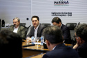 Governador Carlos Massa Ratinho Junior durante reunião com executivos da Klabin  -  Curitiba, 02/07/2019  -  Foto: Jaelson Lucas/ANPr