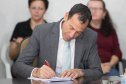 A Receita Estadual do Paraná e a Prefeitura de Maringá firmaram nesta quarta-feira (03) uma parceria que vai aprimorar a fiscalização e promover uma concorrência mais saudável entre os postos de combustível da cidade.  -  Maringá, 03/07/2019  -  Foto: Vivian Silva/Divulgação SEFA