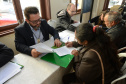 Neste sábado (6), representantes da Cohapar e prefeituras entregaram as escrituras de propriedade de 109 famílias da região dos Campos Gerais em Ponta Grossa. Os documentos foram emitidos pela companhia por meio do programa de Escrituração Direta, que prevê um serviço mais rápido e barato do que aquele praticado pelos tabelionatos.  -  Ponta Grossa, 06/07/2019  -  Foto: Guilherme Santos/Cohapar