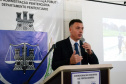 Unidades prisionais das regiões de Ponta Grossa e Guarapuava receberam armas e rádios comunicadores digitais. A entrega faz parte de um pacote de investimentos que somam R$ 22 milhões. O objetivo é equipar e modernizar o sistema prisional do Paraná.  -  Foto: Divulgação Depen