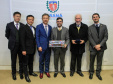 O vice-governador Darci Piana, recebe delegação chinesa, no Palácio Iguaçu. Participaram: Ceo da CCCC Chang Youngbu; presidente da CCCC no Brasil, Lin Li; presidente da Concremat, Mauro Viegas Neto; presidente da SDC do Brasil, Luo Jung; secretário de Infraestrutura e Logística, Sandro Alex; presidente da Paraná Desenvolvimento, Eduardo Bekin e o superintendente dos Portos do Paraná, Luiz Fernando Garcia. -  Curitiba, 08-07-19.Foto: Valdelino Pontes